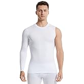 New Compression Shirts for Men 1/2 Single Arm Long Sleeve Athletic Base Layer Undershirt Gear T Shirt for Workout Basketball