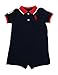 RALPH LAUREN Baby Boys Mesh Polo Shortalls Onesie Outfit Big Pony
