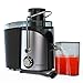Homgeek Juicer, Juicer Machines with 3'' Wide Mouth, Dual Speed Centrifugal Juicer with Anti-Shake Design, Easy to Clean, BPA-FREE