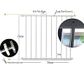 Fairy Baby Removeable Child Safety Window Guards Indoor,Fit 36.6-61.8 Inches Wide