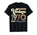 50 Years Old - Made in 1970 - Vintage 50th Birthday T-Shirt