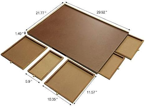 wooden puzzle plateau