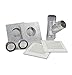 Panasonic PC-NLF64D WhisperLine Accessory Kit, 6-Inch Double Pick Up with 6- to 4-Inch Y-adapter primary