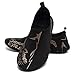 CIOR Men Women and Kids Quick-Dry Water Shoes darkweight Aqua Socks For Beach Pool Surf Yoga Exercise,S0602,Black,XL