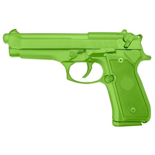 Cold Steel Model 92 Rubber Training Pistol, Green Cold Steel Model 92 Rubber Training Pistol, Green