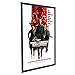 SnapeZo Black Movie Poster Frame 27x40 Inches, 1.2 Inch Aluminum Profile, Front-Loading Snap Frame, Wall Mounting, Premium Series