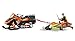 Bruder Snowmobile with Driver & Rescue Sled