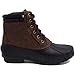 Nautica Mens Duck Boots - Waterproof Shell Insulated Snow Boot - Channing-Brown/Black-10