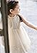 Bow Dream Flower Girl's Dress Lace Ivory 10