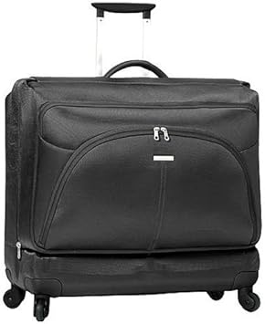 garment bag with spinner wheels