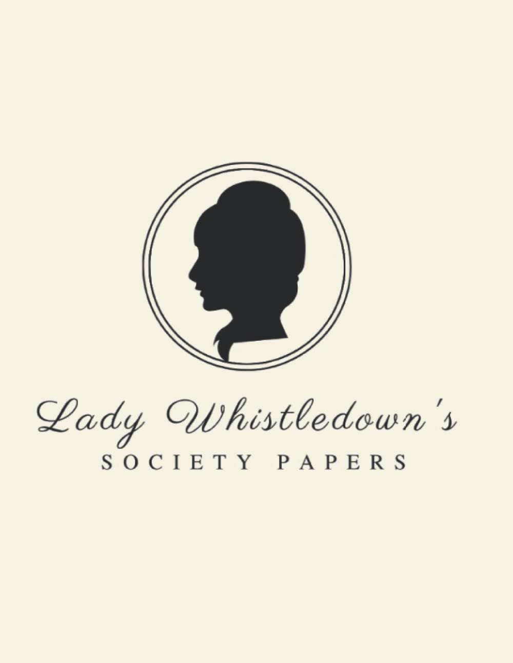 Lady Whistledown Notebook 8.5" x 11": Bridgerton