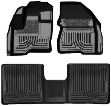 Husky WeatherBeater 2011-2013 Infiniti QX56 Front & 2nd Seat Floor Liners -BLACK-