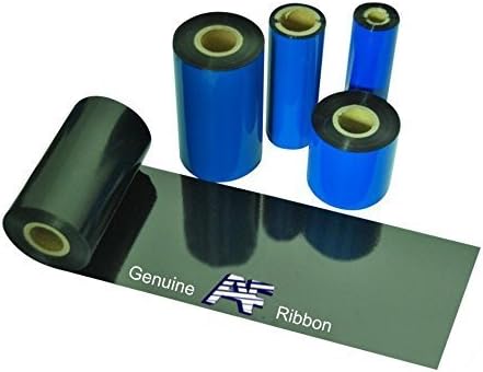 Thermal Transfer Ribbon by Accurate Films for Zebra Printer, Case of 24, 3.27" x 1,476' (83mm X 450m), 1" Core, Black. Multi Purpose Resin Enhanced Wax Ribbon for Label, Tag & Barcode Printing.