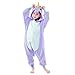 Newcosplay Children Unisex Pajamas Kids Animal Costume Cosplay Sleeping Wear (125, Purple Flying Horse)