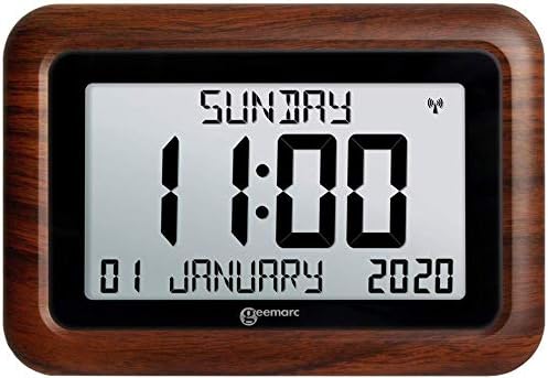 Geemarc Dementia Clock, The Easy-to-read & Self-setting Viso 10, Ideal for Seniors and People Living with Alzheimer's