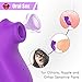 Rabbit G-spot Clitoral Sucking Vibrator for clit Nipple Stimulation, Treediride Rechargeable Silicone Vagina Anal Mini Sucker Waterproof Licking Tongue Vibrators Sex Toy with 10 Modes Women (Style 3)
