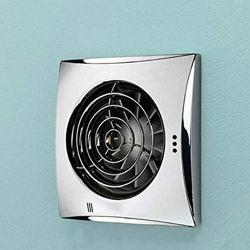 Environment Chrome 100 mm Silent Quiet Bathroom Extractor Fan with PIR - for 4" 100mm ducting