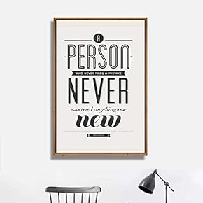 Framed Canvas Wall Art for Living Room, Bedroom Quotes Canvas Prints for Modern Home Decoration Ready to Hang - 16"x24" inches