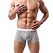 Voberry® Sexy Underwear Men's Boxer Briefs Shorts Bulge Pouch soft Underpants (XL, Gray)