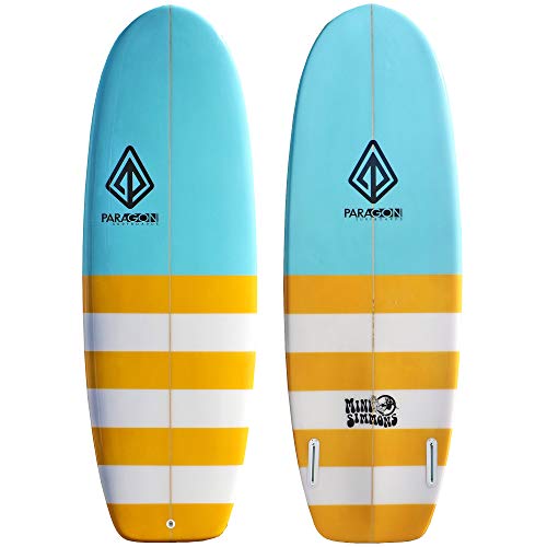 Paragon Surfboards Performance Mini Simmons | Fast & Easy to Ride Surfboard, Ideal to Surf Small to Medium Waves | 5’4…