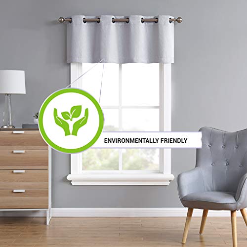 Madison - 100% Blackout Curtains - 84 Inch Long - Newly Innovated - Eco Friendly - Light Weight Fabric with Grommets - Heat and Light Blocking Drapes (1 Patio Panel 110" W x 84" Long, Dusty Blue) - Thumbnail 6