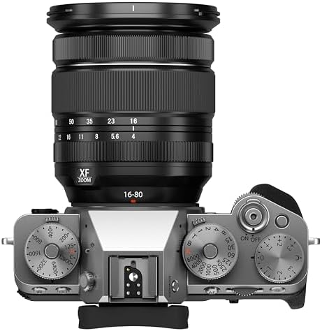 X-T5 Cámara Digital Mirrorless con Objetivo Zoom XF16-80mm/F4 R OIS WR Silver