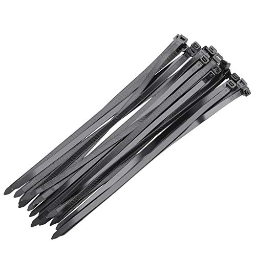 OneLeaf Cable Ties 12 Inch Heavy Duty Zip Ties with 120 Pounds Tensile Strength for Multi-Purpose Use, Self-Locking UV Resistant Nylon Tie Wraps, Indoor and Outdoor Tie Wire.Black - Thumbnail 6