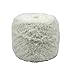 Celine lin One Skein Super Soft Warm Coral Fleece Fluffy Knitting Yarn Baby Blanket Yarn 100g,Milk White