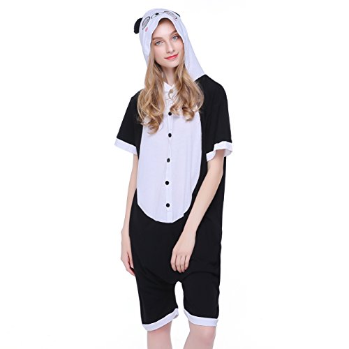 kxry Animal Cosplay Costume Panda Sleepwear Summer Onesie Pajamas