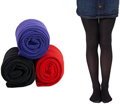 Mallary Girls Microfiber Tights 3-Pack Multiple Colors