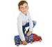 Car Transporter Toy for Boys & Girls Aged 3 4 5 6 7 8 TG664 - Cool Toy Truck with 12 Cars and Many Extra Accessories by ThinkGizmos (Trademark Protected)