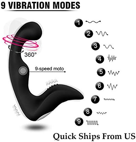 Electric Massager Massaging Toy Man Waterproof with Messager Stimulor Multiple Speed and Patterns,Ships from US,HTD04