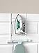 Spectrum Diversified Over-the-Door Iron & Ironing Board Holder, No-Installation Iron, Sturdy Steel Construction With Rubberized Hook Ends, Laundry Room Storage & Closet Organization