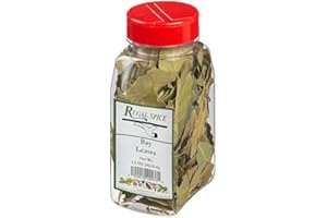 REGAL SPICE Regal Whole Bay Leaves Spice - Dried Bay Leaf Herb to Add Strong And Tangy Flavor to Your Dishes ( Laurel and Bay Leaves 1.5 oz Small Container for Cooking and Seasoning Needs)