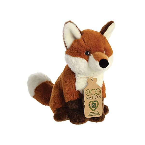 Aurora World Aurora, 35009, Eco Nation,Fuchs, 23cm, Plüschtier, Braun & Weiß – Bild 3