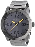 NIXON Men's Quartz Stainless Steel Casual Watch, Color:Grey (Model: A346-1235)