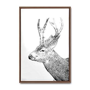 Framed Canvas Wall Art Animals, Flowers, Birds Canvas Prints Home Artwork Decoration for Living Room, Bedroom - 16x24 inches