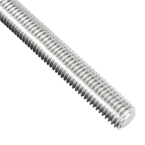 uxcell M16 Fully Threaded Rod, 304 Stainless Steel, 250mm Length, 2.0mm