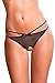 Rene Rofe Women's Crotchless Femme Fatale Panty, Black, Small/Medium
