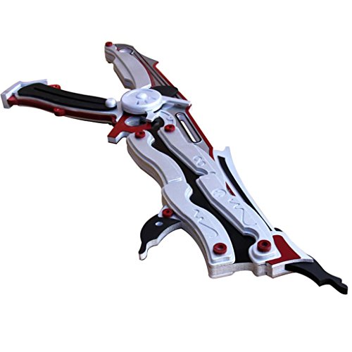 Mtxc Final Fantasy XIII Cosplay Prop Lighting Braids Edge Gun Silver - Image 4