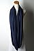 corciova Navy Soft Girl Women Infinity Wrap Scarf Stretchy Jersey Knit Sleep Head Circle Scarf Continuous Loop Light Weight