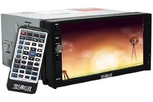 ABSOLUTE USA Absolute DD-3000ABT 7-Inch Double Din Multimedia DVD Player Receiver with Touch Screen System Display and Detachable Front Panel Built-in Bluetooth