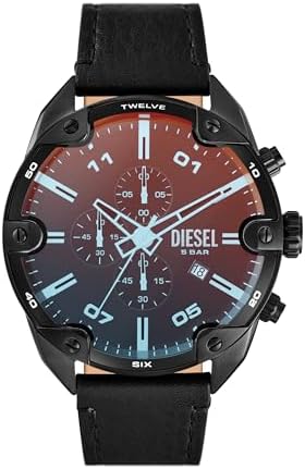 Amazon.com: Diesel Spiked Stainless Steel Chronograph Men's Watch