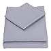 NoJo 3-Piece Toddler Sheet Set, Grey, 52