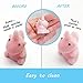 POKONBOY 30pcs Squishies Mochi Squishy Toys, Mini Dinosaur Unicorn Squishy Stress Relief Toys Party Favors for Kids Classroom Prizes Easter Basket Stuffers for Boys and Girls Age 3+