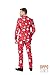 OppoSuits Men's Christmaster Party Costume Suit, Red/White/Green, 46