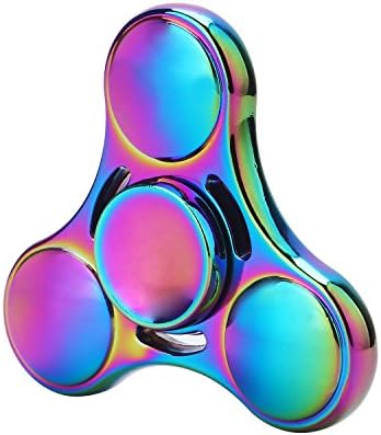 Mbaoluo Hand Spinner Fidget Spinner EDC Spinner Toy High Speed 2-5Min Rotate ADD ADHD Focus Toy Rainbow color