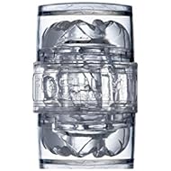 Fleshlight The Quickshot Vantage Adult Male Sex Toy Masturbator, Clear, 7.8 Ounce