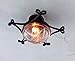 Melody Jane Dolls Houses House Miniature 12V Electric Lighting Fancy Wrought Iron Ceiling Light