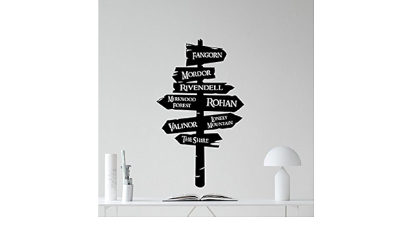 Pegatina decorativa para pared con texto en inglés 